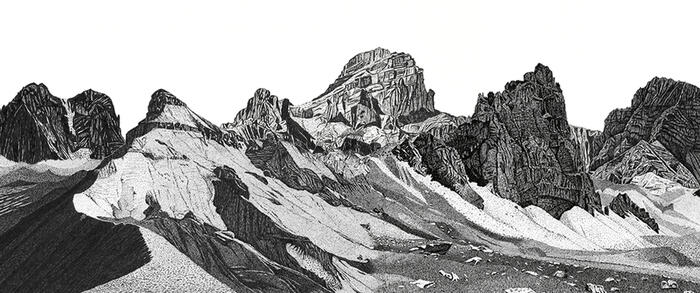 Exposition " Montagnes Encrées " de Jean-Charles EDEL
