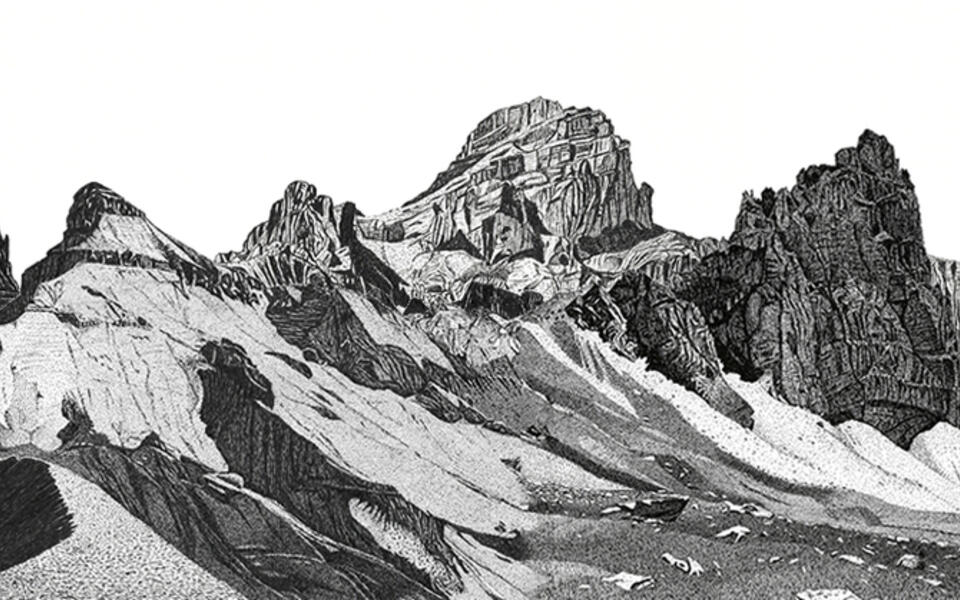 Exposition " Montagnes Encrées " de Jean-Charles EDEL