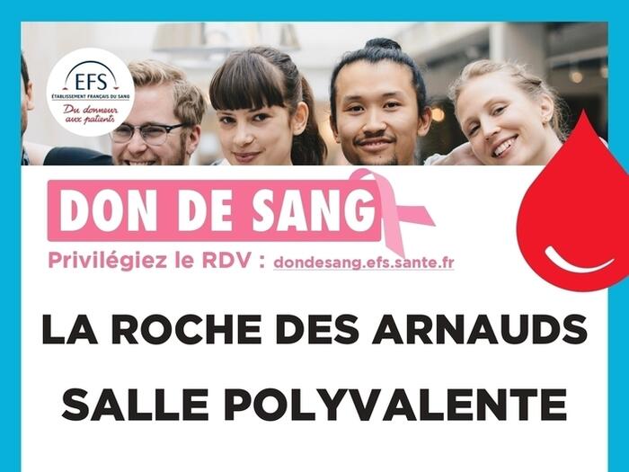 Don de sang - La Roche des Arnauds