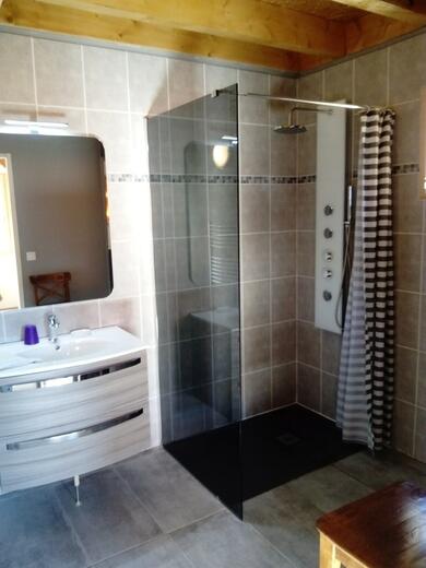 Chambre des Chefs d'Oeuvres : Douche à l'italienne - Photo 17