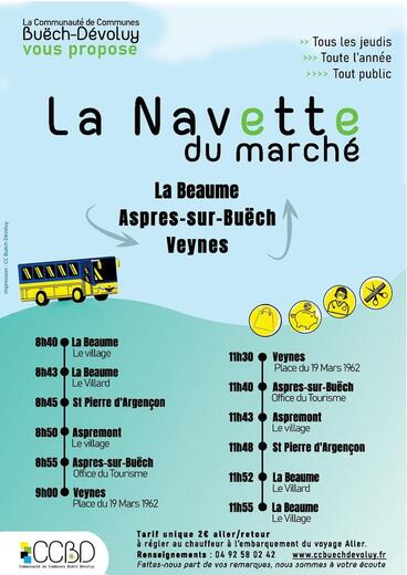 La Navette du marché - La Beaume / Aspres-sur-Buëch / Veynes - Photo 2