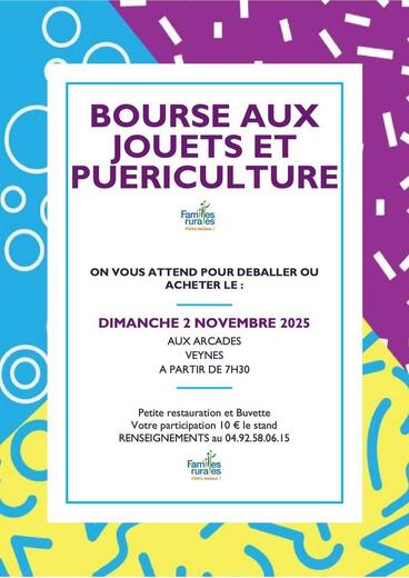 Bourse aux jouets et puériculture_Veynes - Photo 0