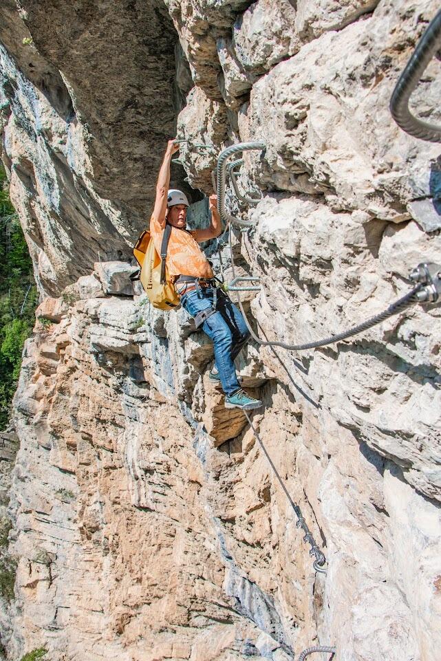 la via ferrata @ Damien Desbenoit